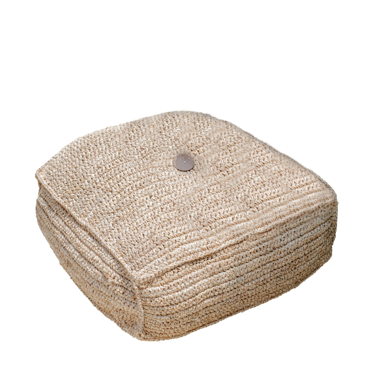 Puf de exterior Hampton de cuerda de sisal Todo Bien
