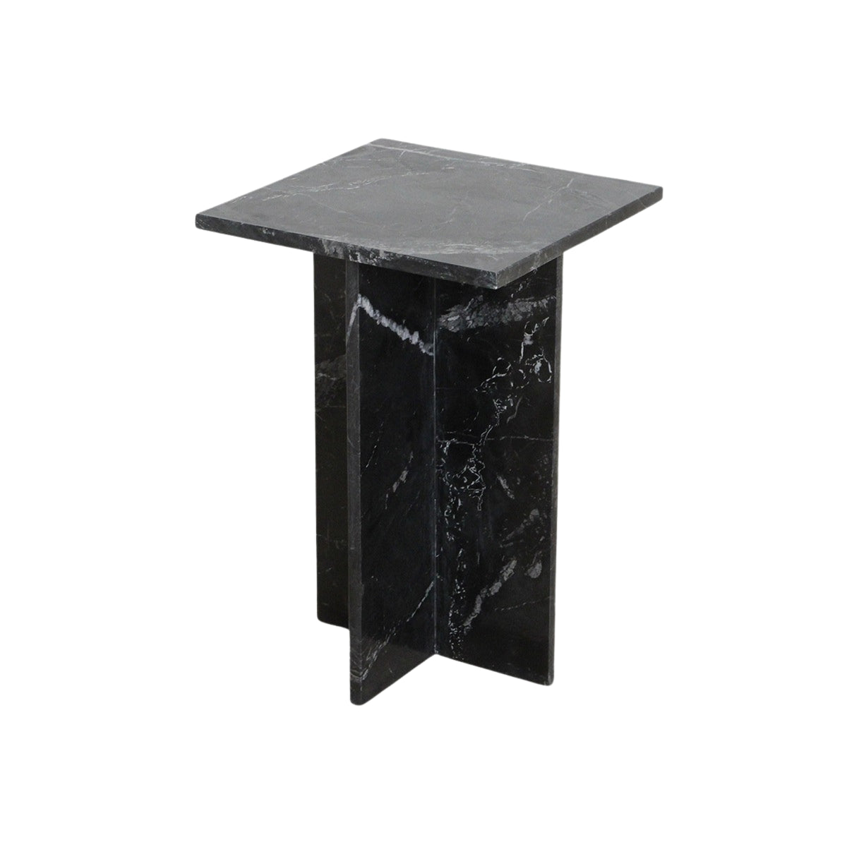Mesa auxiliar Shanghai Mármol Negro Raw Materials