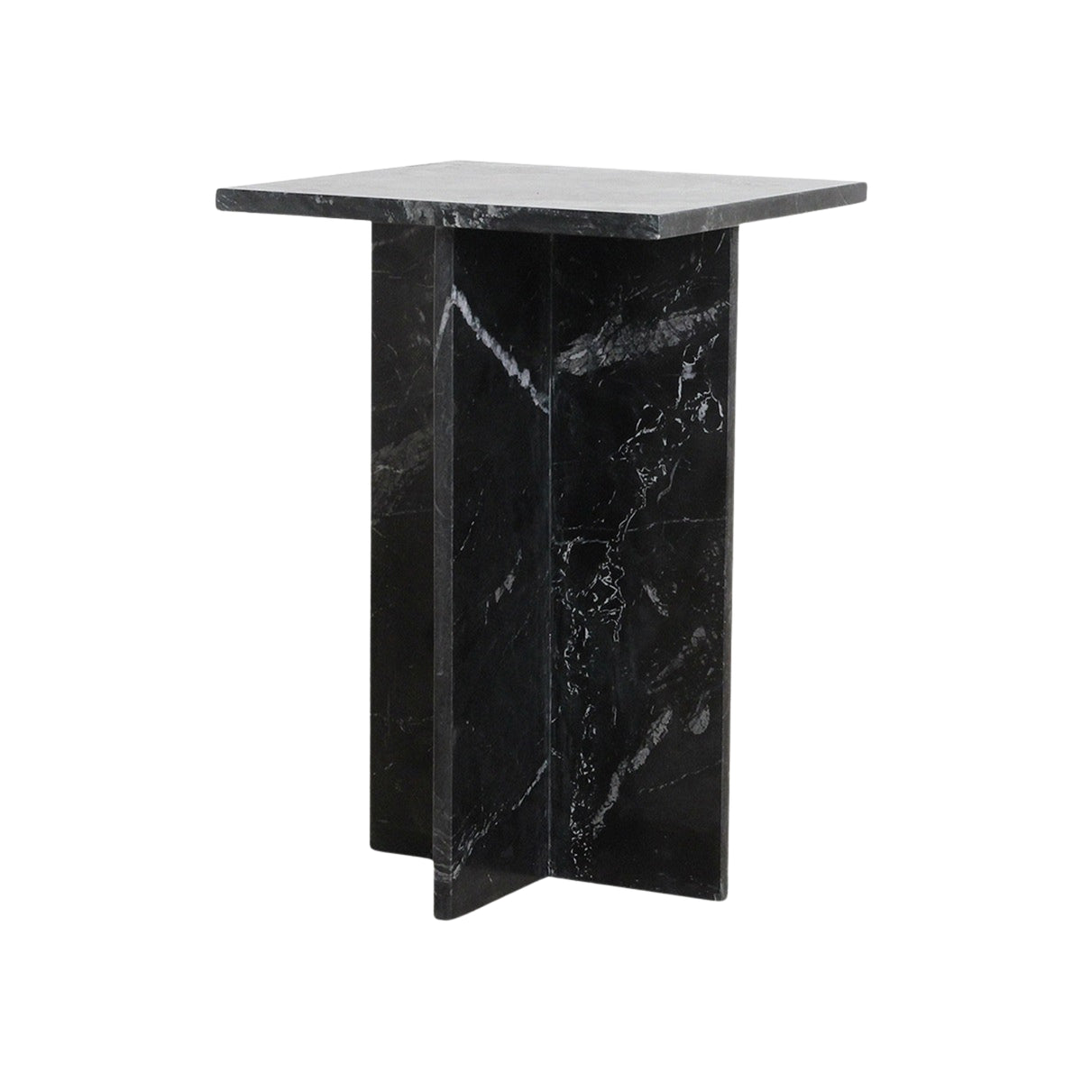 Mesa auxiliar Shanghai Mármol Negro Raw Materials