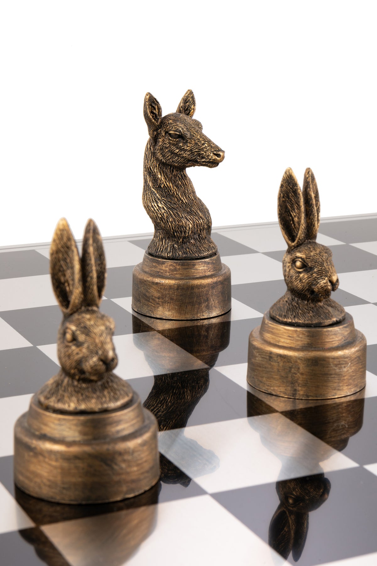 Juego de ajedrez Animales Polirresina Mix J-Line