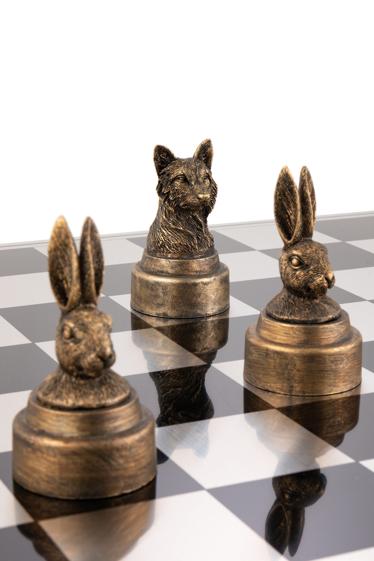 Juego de ajedrez Animales Polirresina Mix J-Line