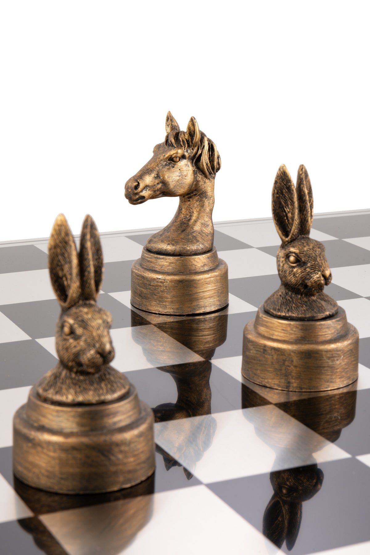 Juego de ajedrez Animales Polirresina Mix J-Line