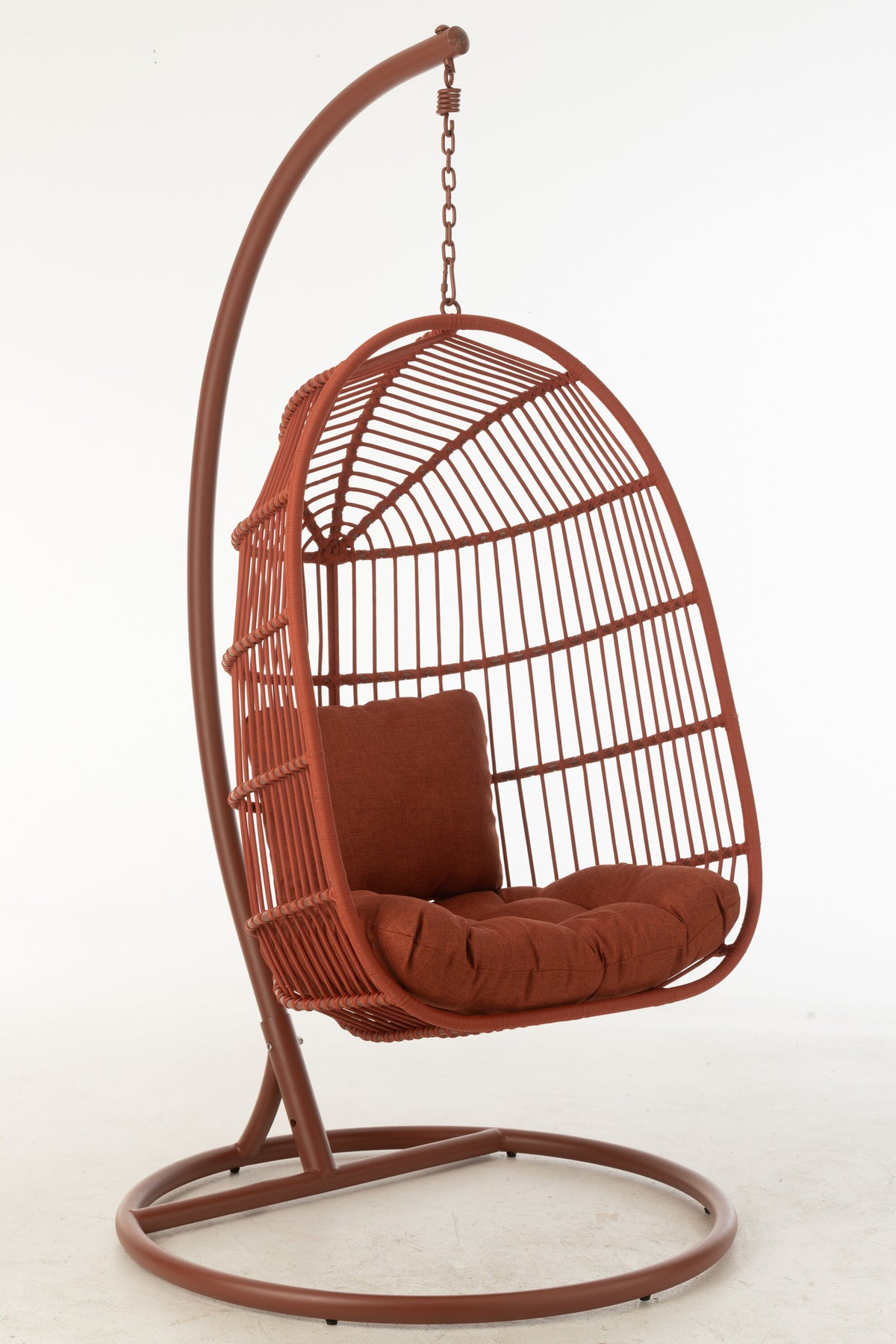 Silla colgante Egga Metal/Cuerda Roja J-Line