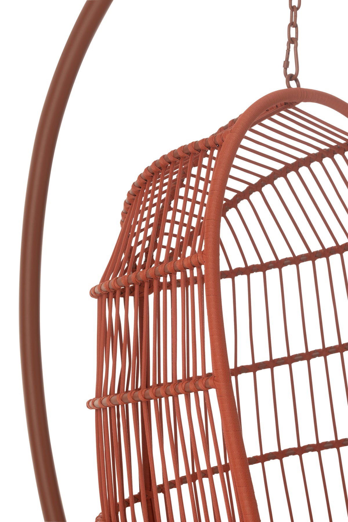 Silla colgante Egga Metal/Cuerda Roja J-Line