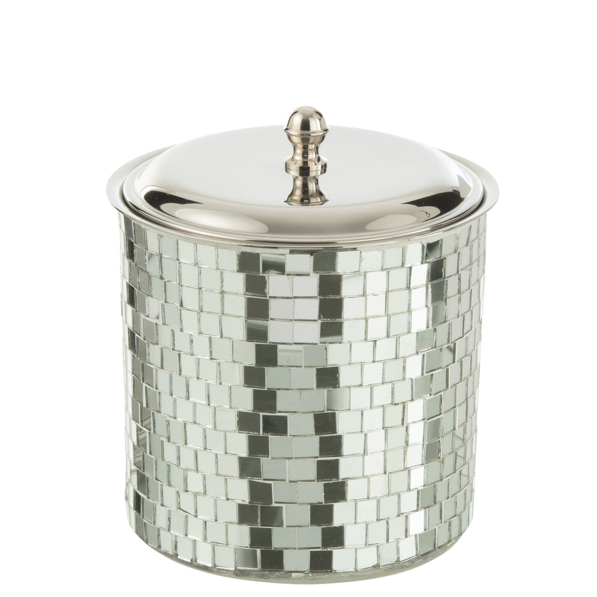 Cubo de hielo Mosaico Acero Inoxidable Plateado J-Line
