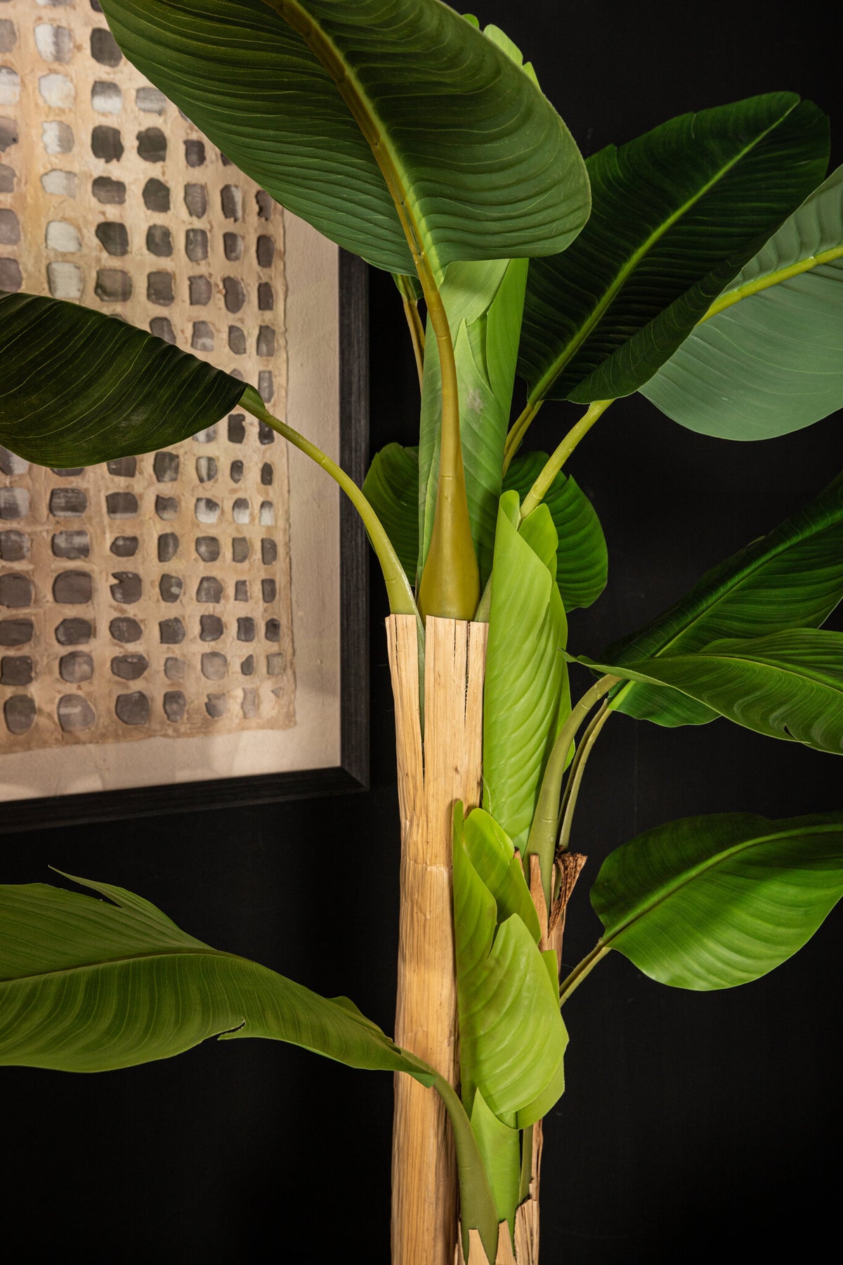 Tree Green PE Real Touch Árbol de plátano S 110x108x155cm PTMD