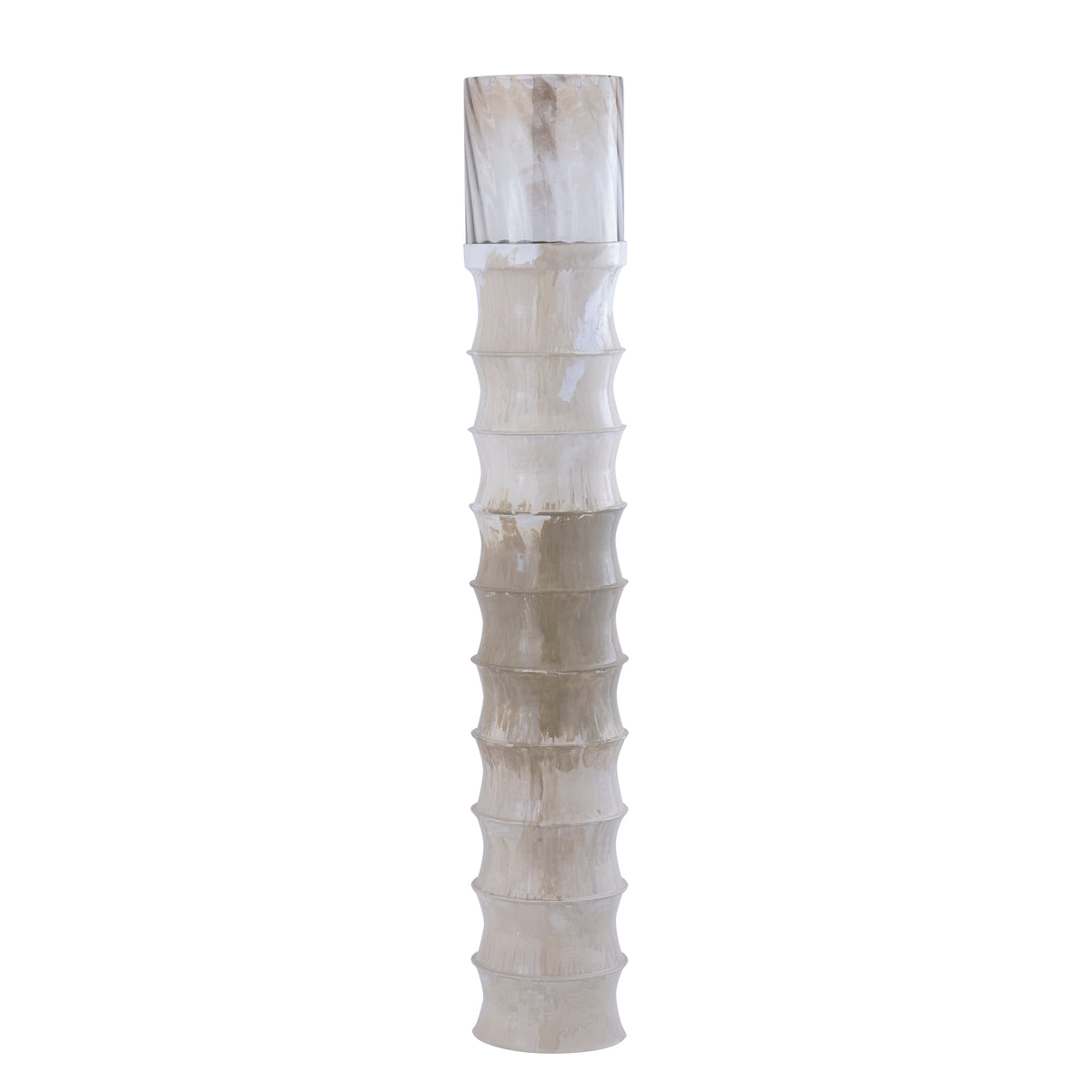 Portavelas Kaylyne Esmalte Crema Grande PTMD