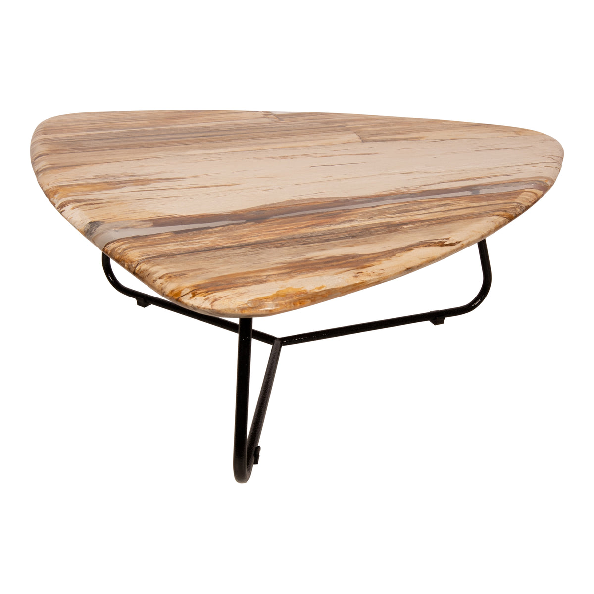 Mesa de centro Deeba de madera petrificada 95 PTMD