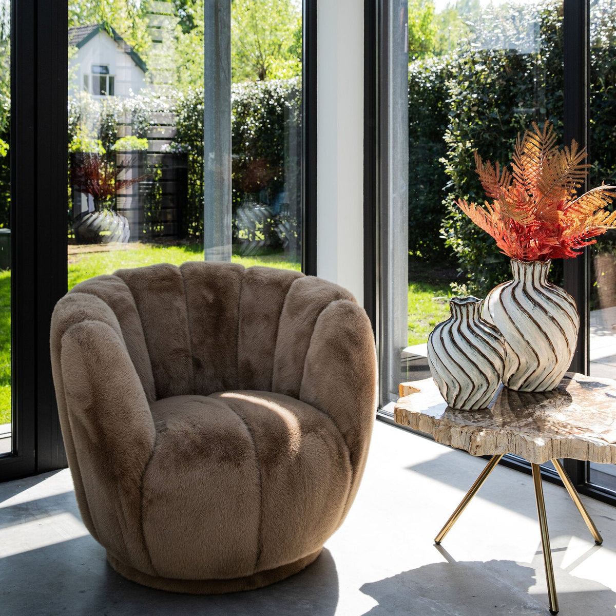 Sillón Furia Mocca Fur PTMD