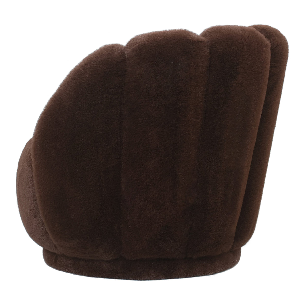 Sillón Furia marrón oscuro de piel PTMD