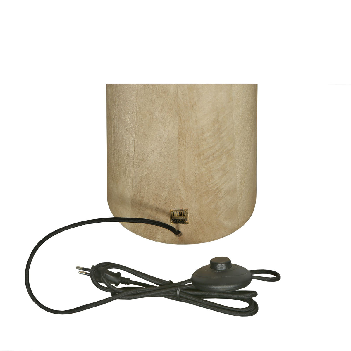 Lámpara de pie Elaine Mango Madera Redonda H130cm PTMD