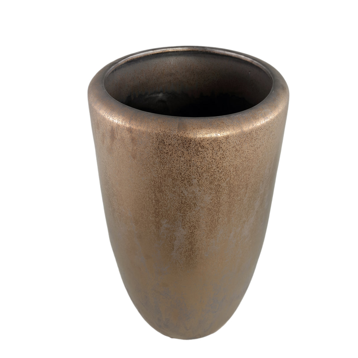 Kyleigh Bronce Redondo Cerámica Maceta Smooth High XL PTMD