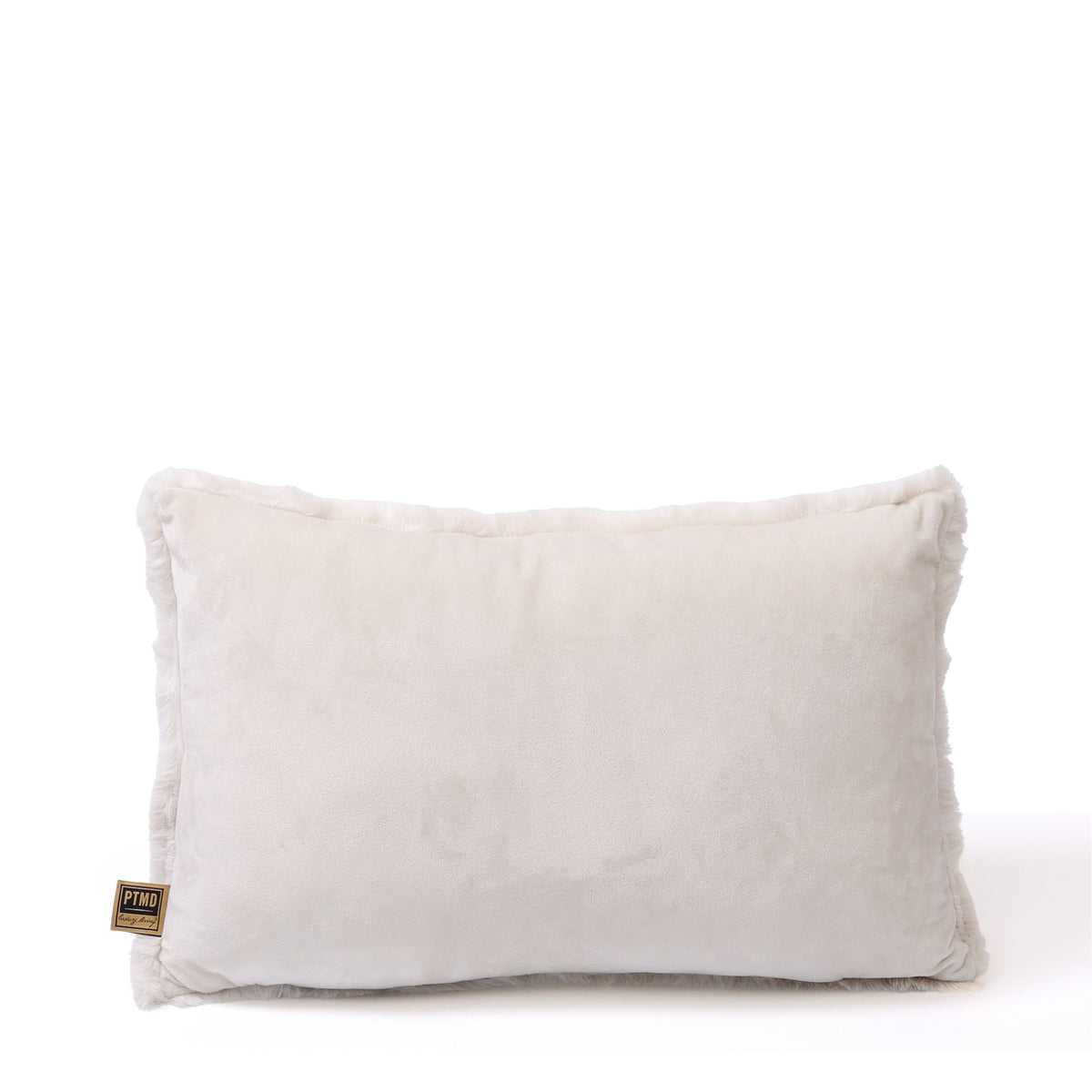 Cojín Linde terciopelo blanco roto 60x40 cm PTMD