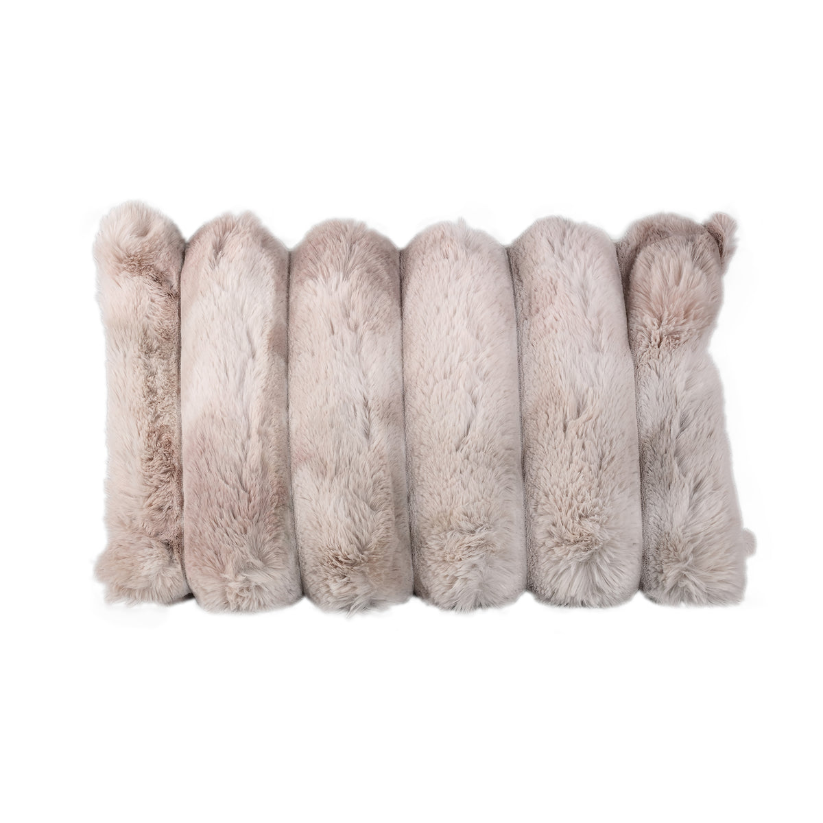 Cojín Divvo Beige de Canalé Ancho Rectangular PTMD