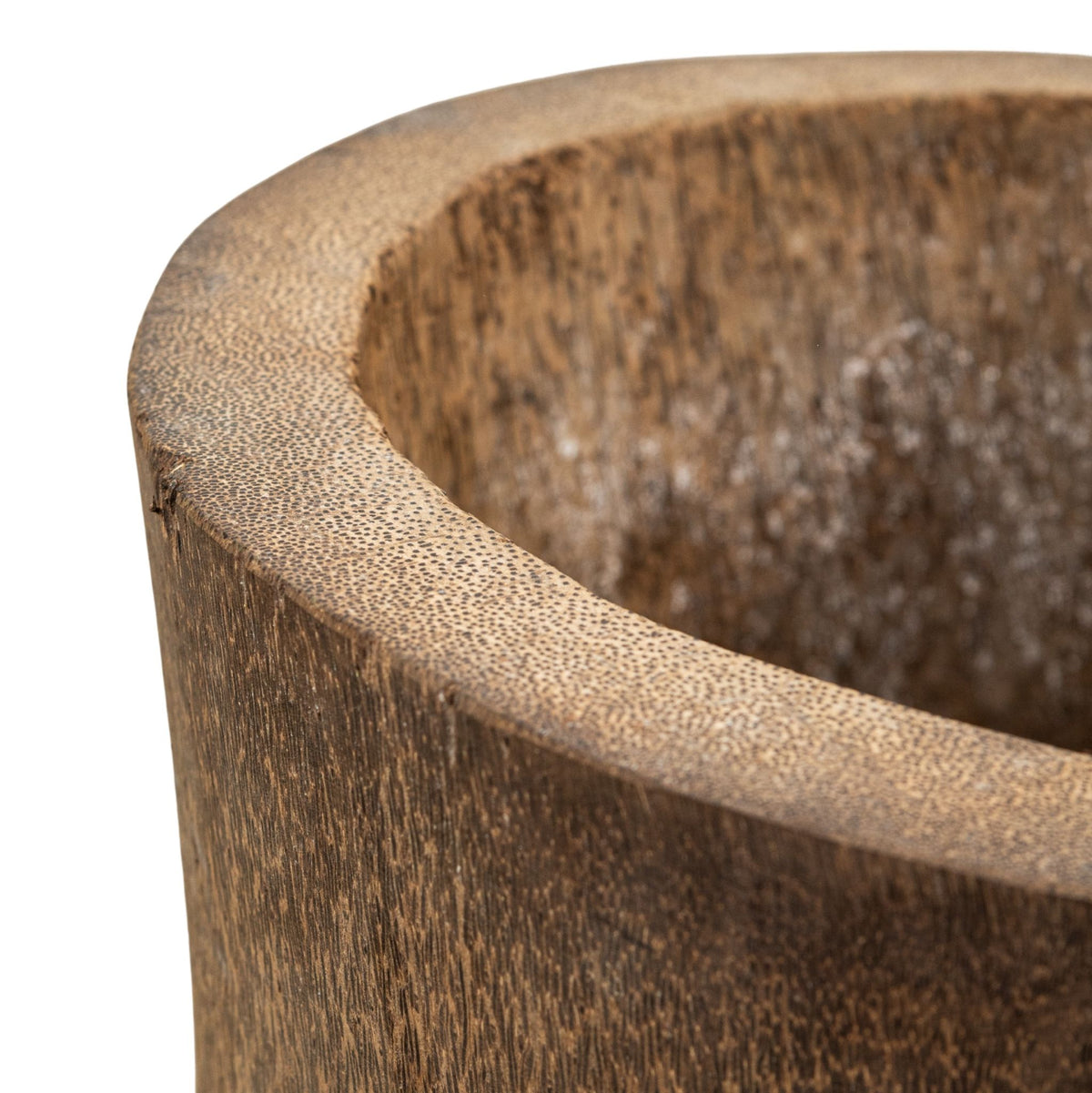 Maceta de madera de palisandro Jamez de lujo, mediana PTMD