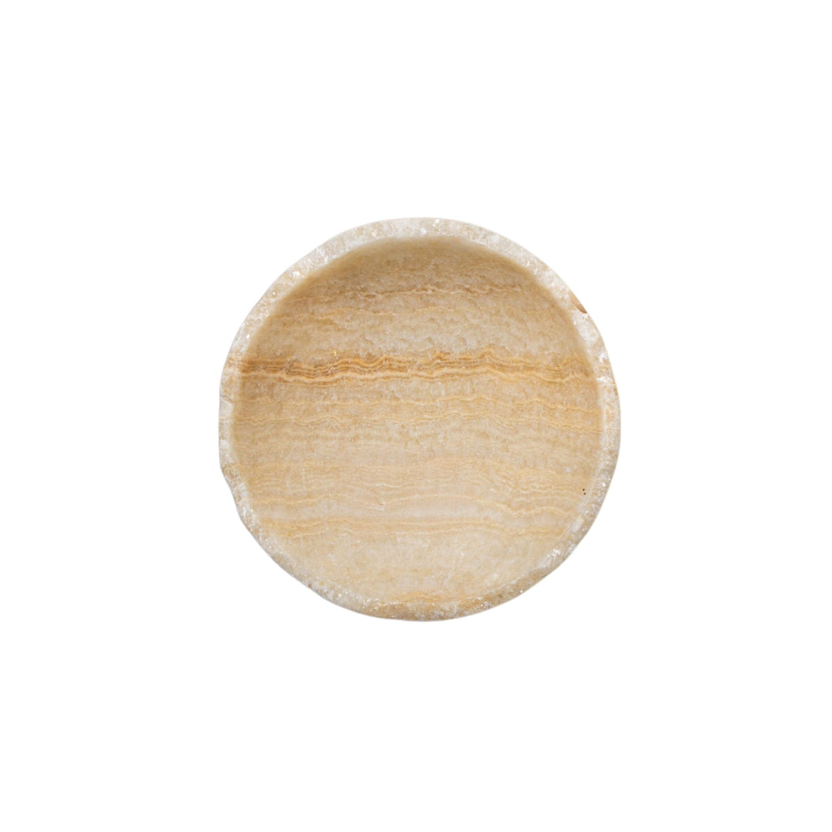 Draya Onyx Blanco Cuenco Orgánico Redondo Pequeño PTMD