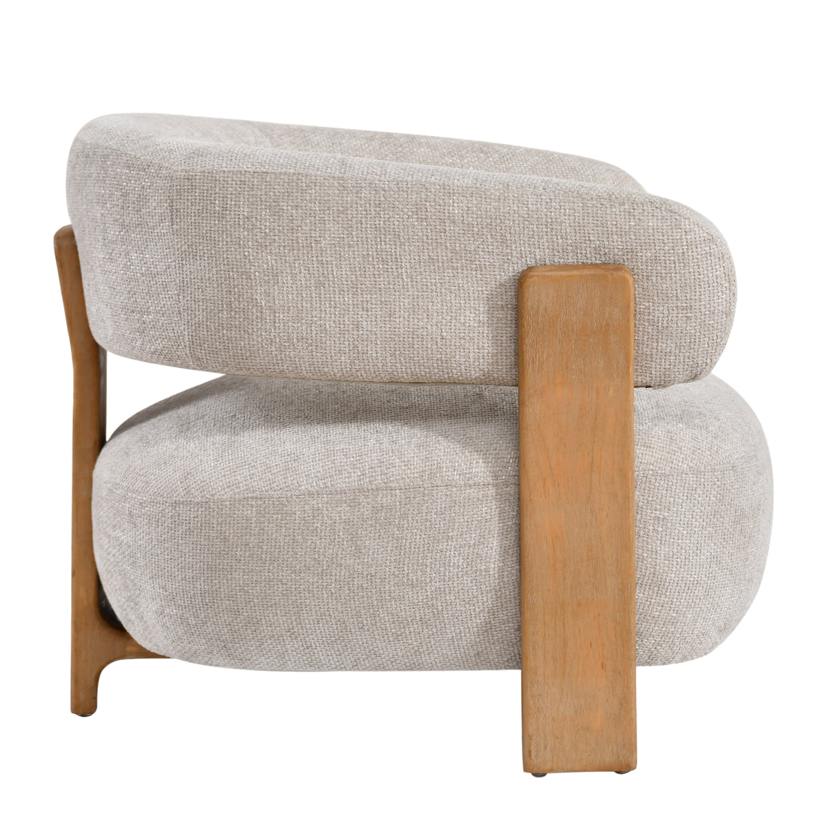 Sillón Mire Cream Legacy 15 Dove Madera de caucho PTMD