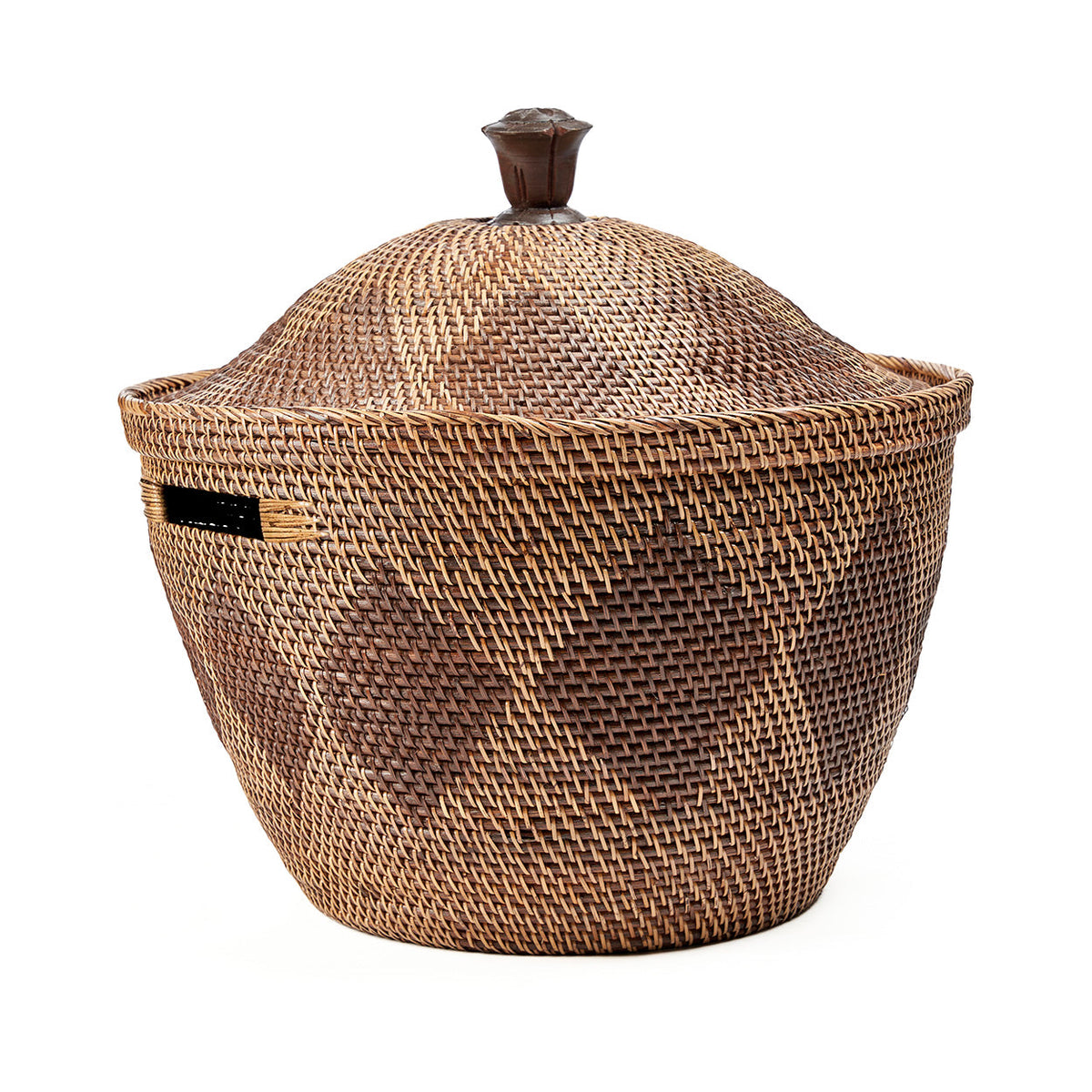Cesta Opberg Crown Marrón Natural Bazar Bizar