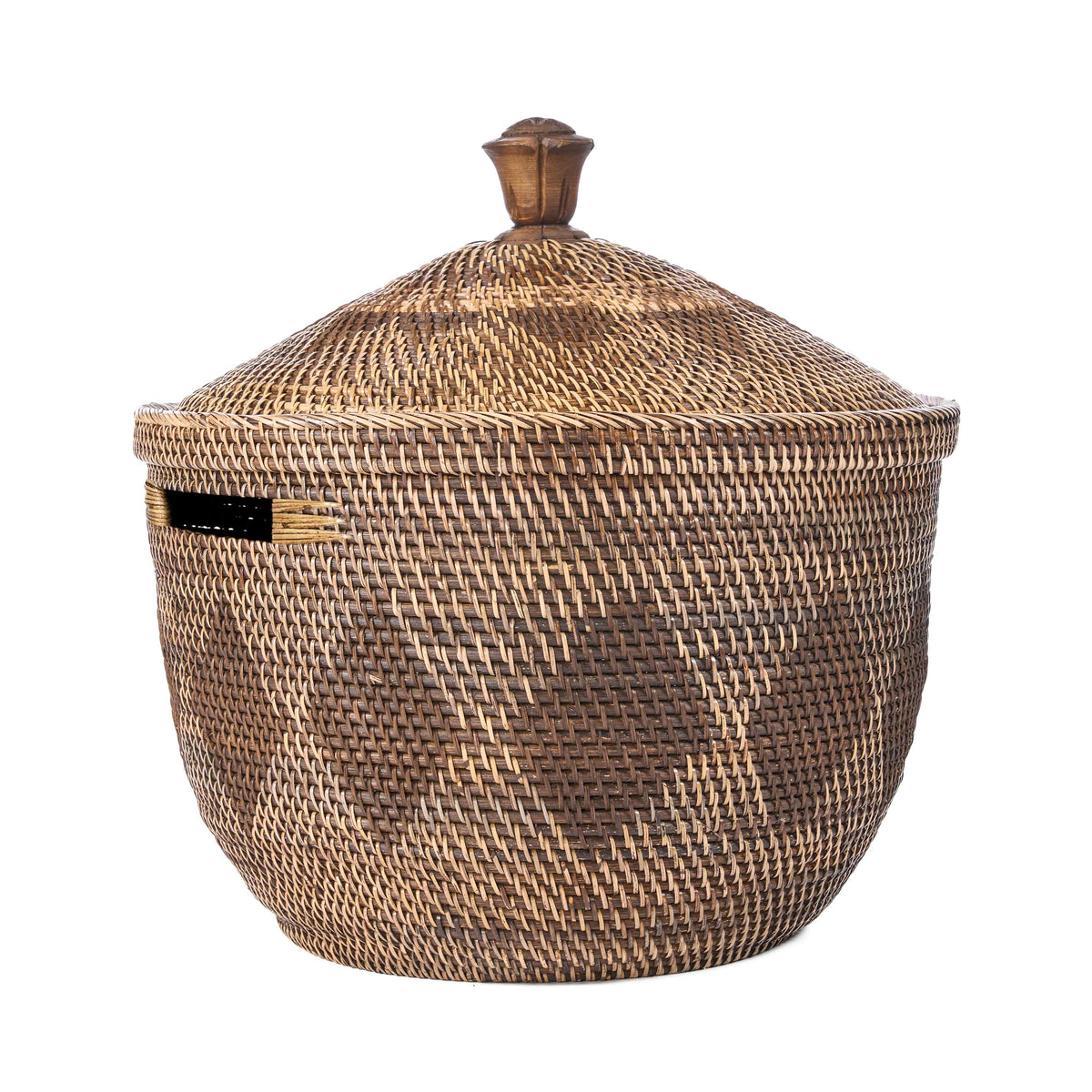 Cesta Opberg Crown Marrón Natural Bazar Bizar