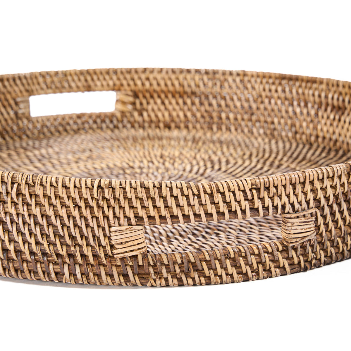 Las bandejas Carry-All marrón natural L Bazar Bizar