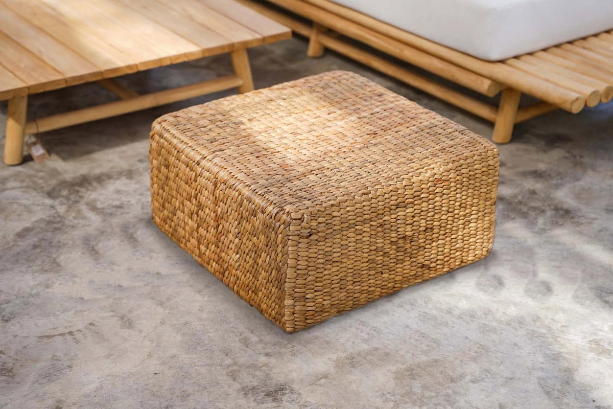 Puf Jacinto Cuadrado - Natural - M Bazar Bizar