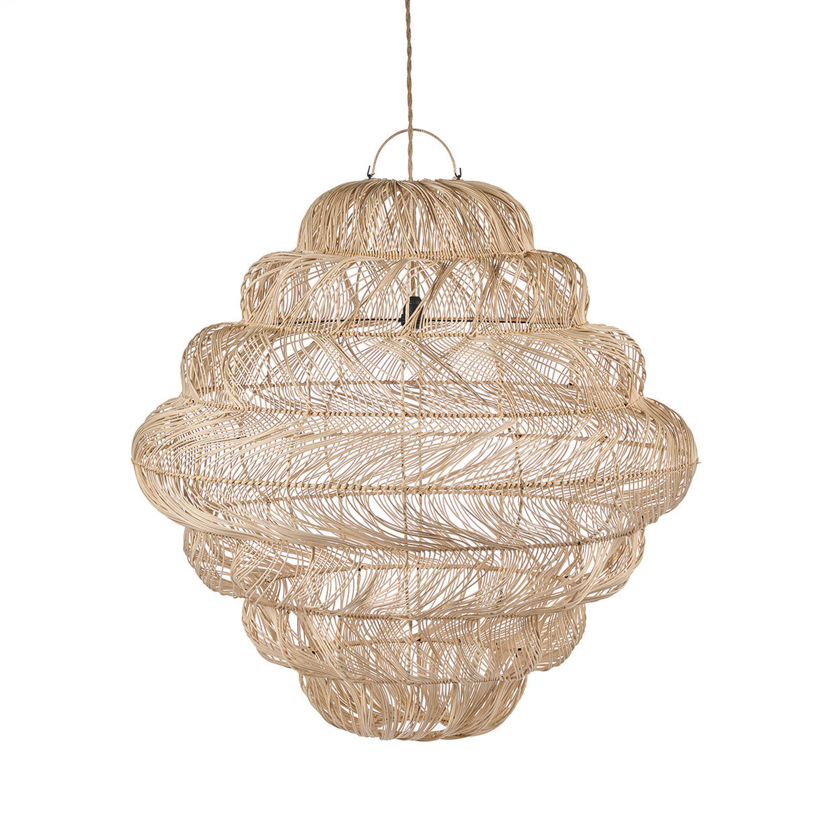La lámpara colgante Aurora Puff - Natural - XL Bazar Bizar