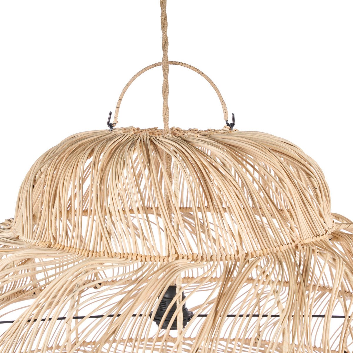 La lámpara colgante Aurora Puff - Natural - XL Bazar Bizar