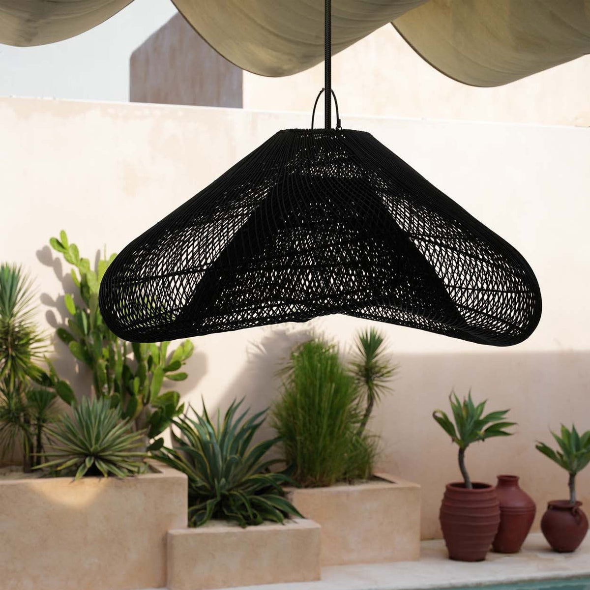 Lámpara colgante Cloud - Negra - XXL Bazar Bizar