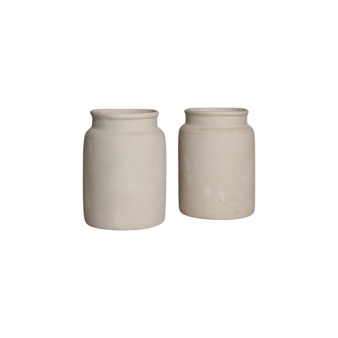Chalk Jarrón Decorativo Mandore Mediano Raw Materials