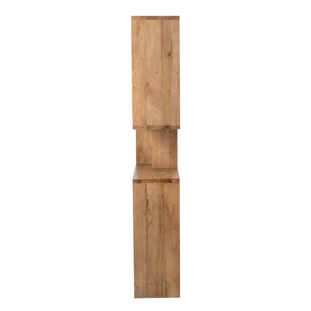 Librería de madera de mango natural J-Line