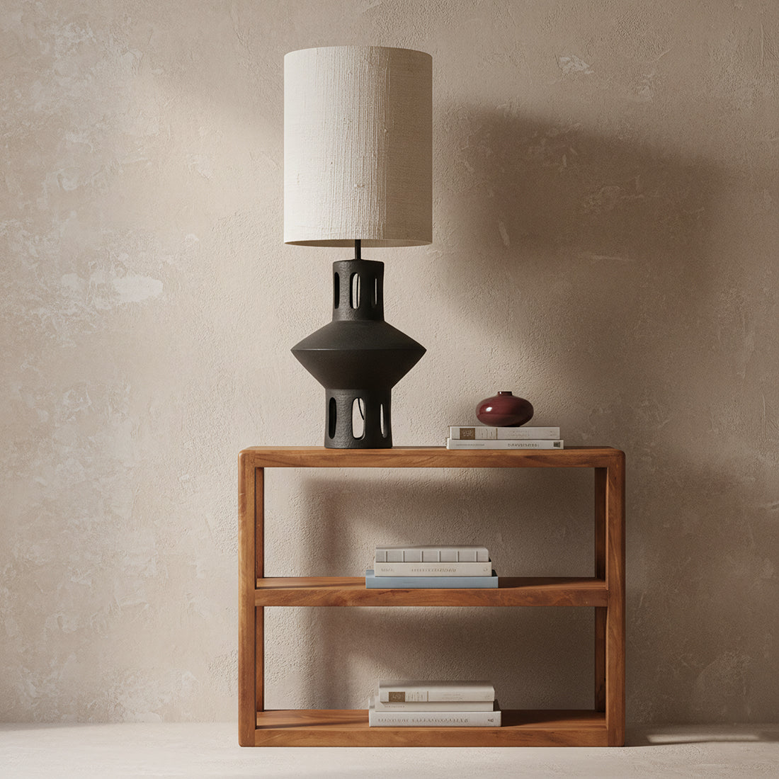 Estante Bullnose con 3 Estantes Raw Materials