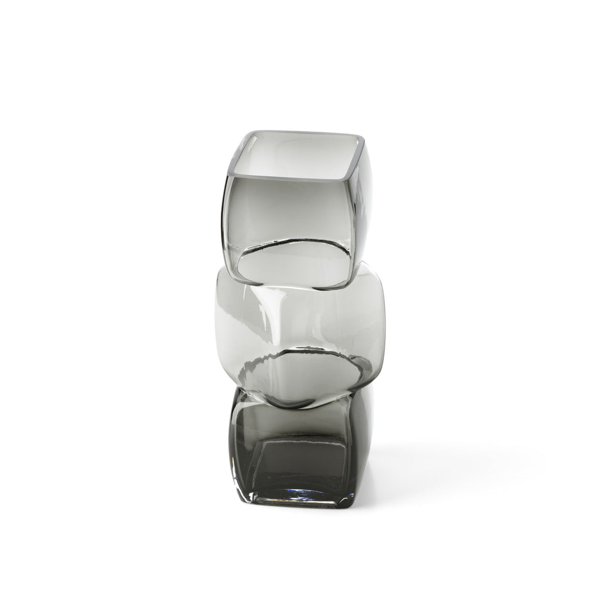 Jarrón Cubes – Gris oscuro – M Bazar Bizar
