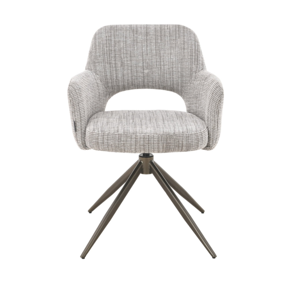 MUST Living Silla de comedor giratoria DiCaprio Beige
