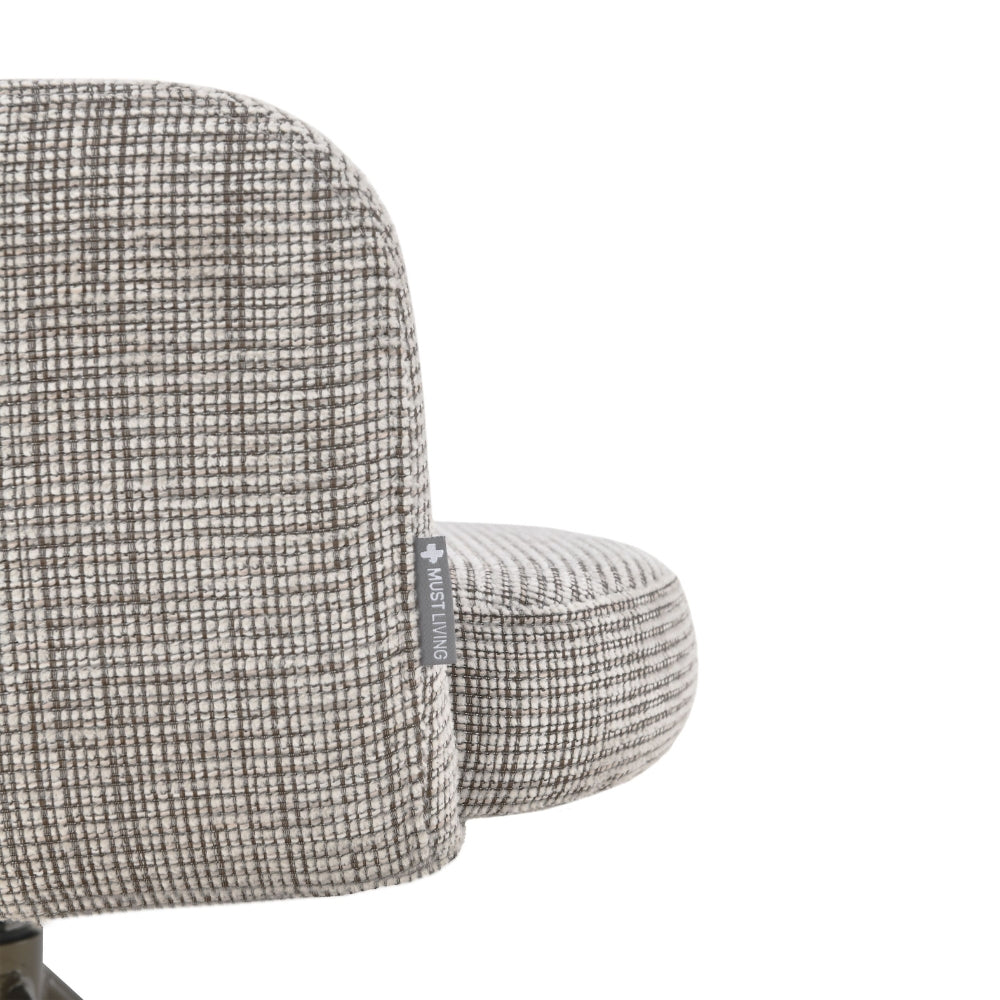 MUST Living Silla de comedor giratoria DiCaprio Beige