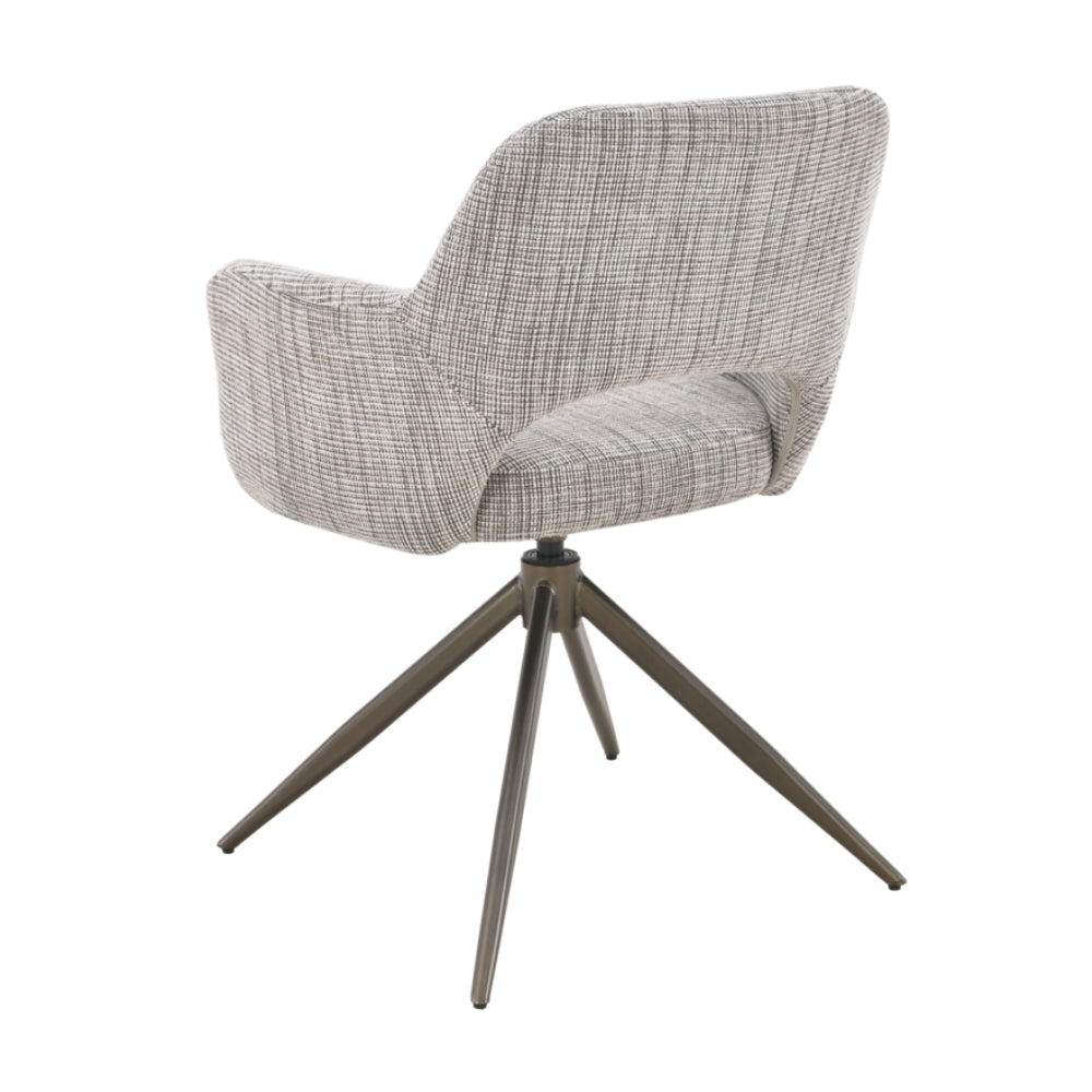 MUST Living Silla de comedor giratoria DiCaprio Beige