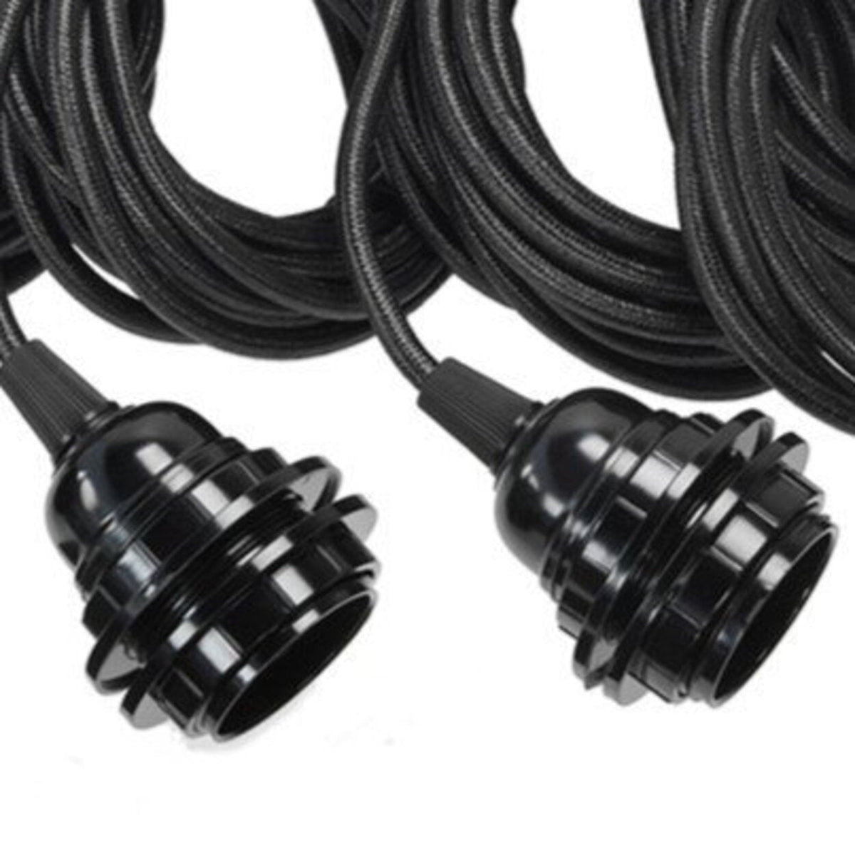 Lámpara de techo con 5 portalámparas Negro Bazar Bizar