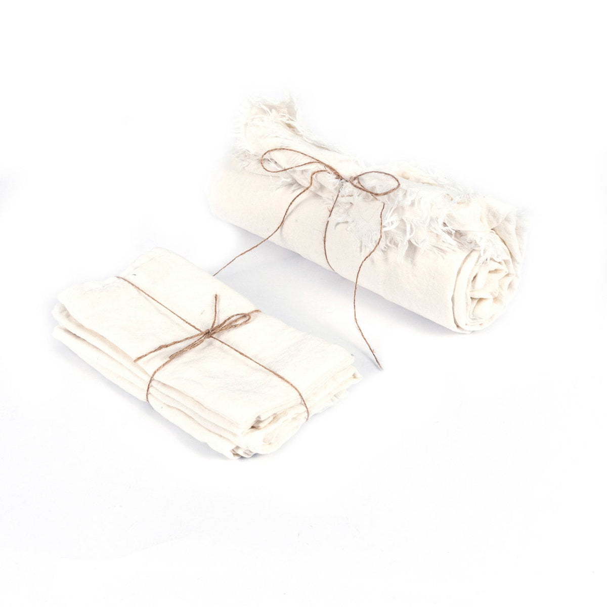 El mantel de lino - Blanco - 150x200 Bazar Bizar