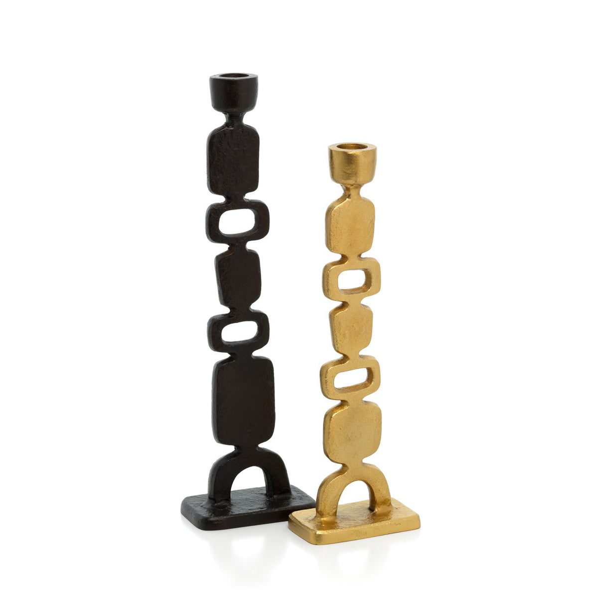 El candelabro Totemo negro grande Bazar Bizar