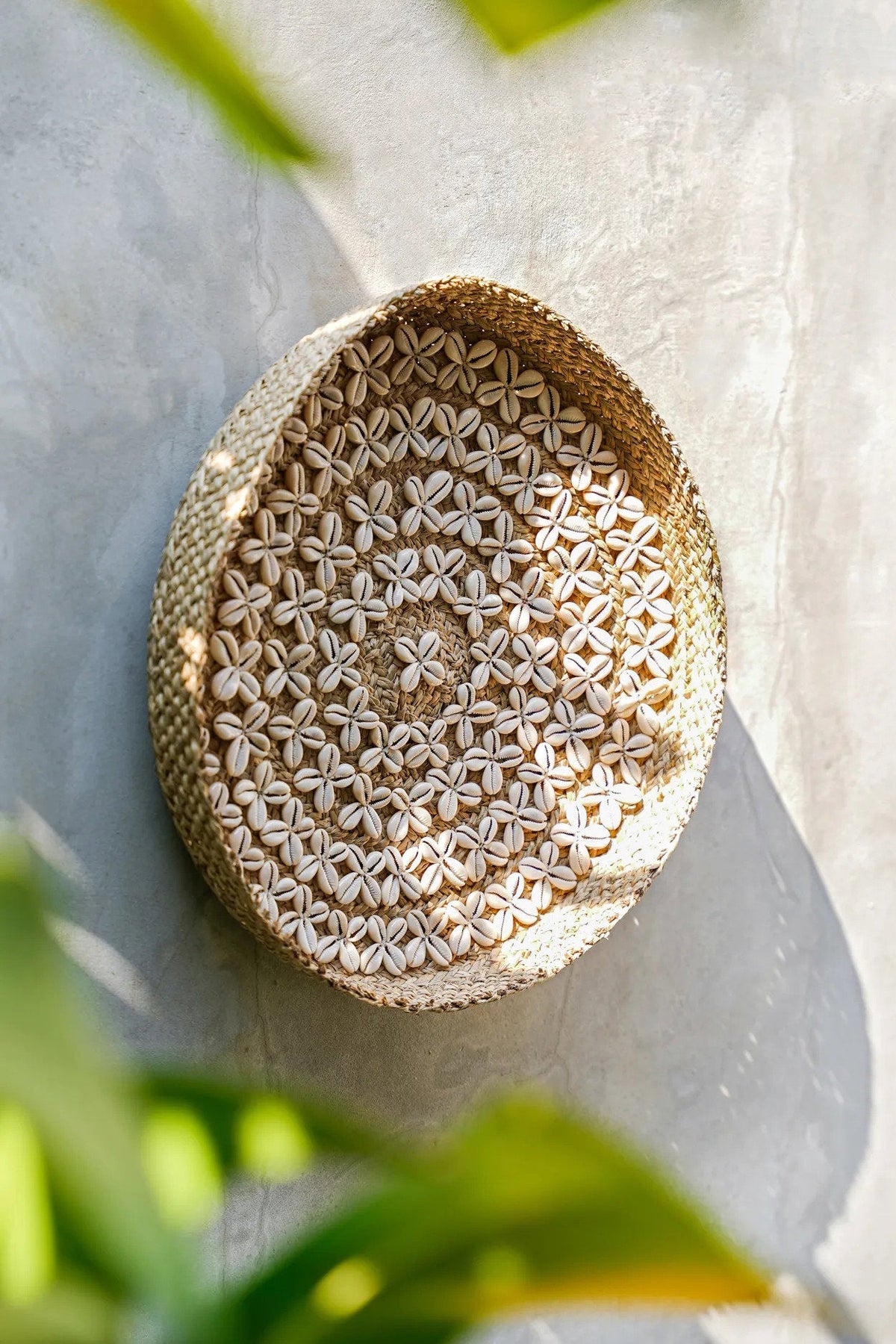 El plato Costa Shell - Blanco natural - M
