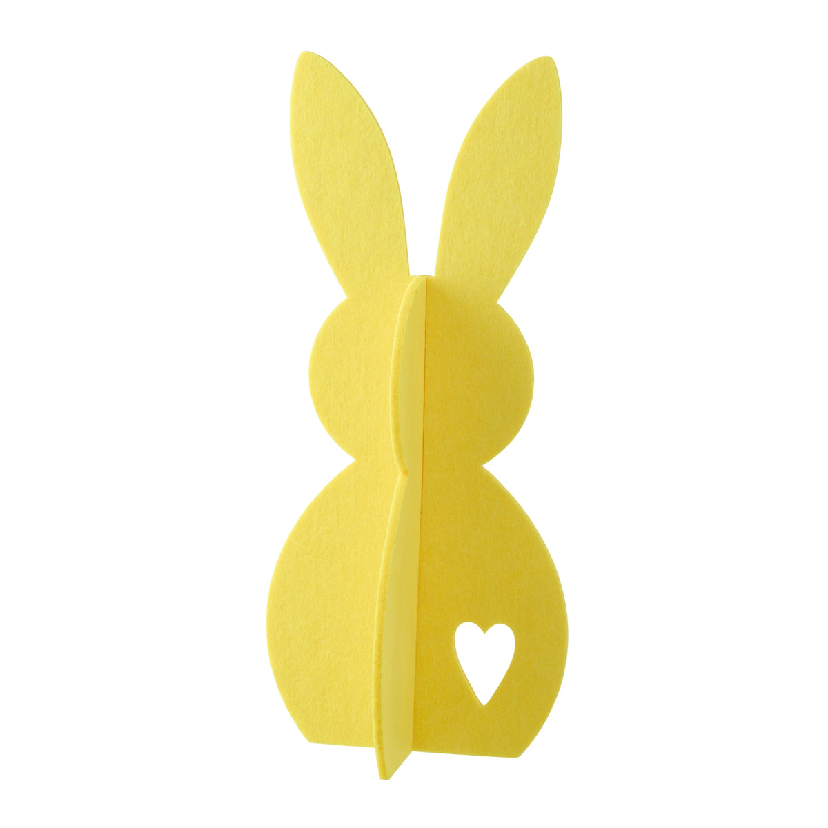 Decoración de Pascua Conejo Amarillo Set de Fieltro de 3 J-Line