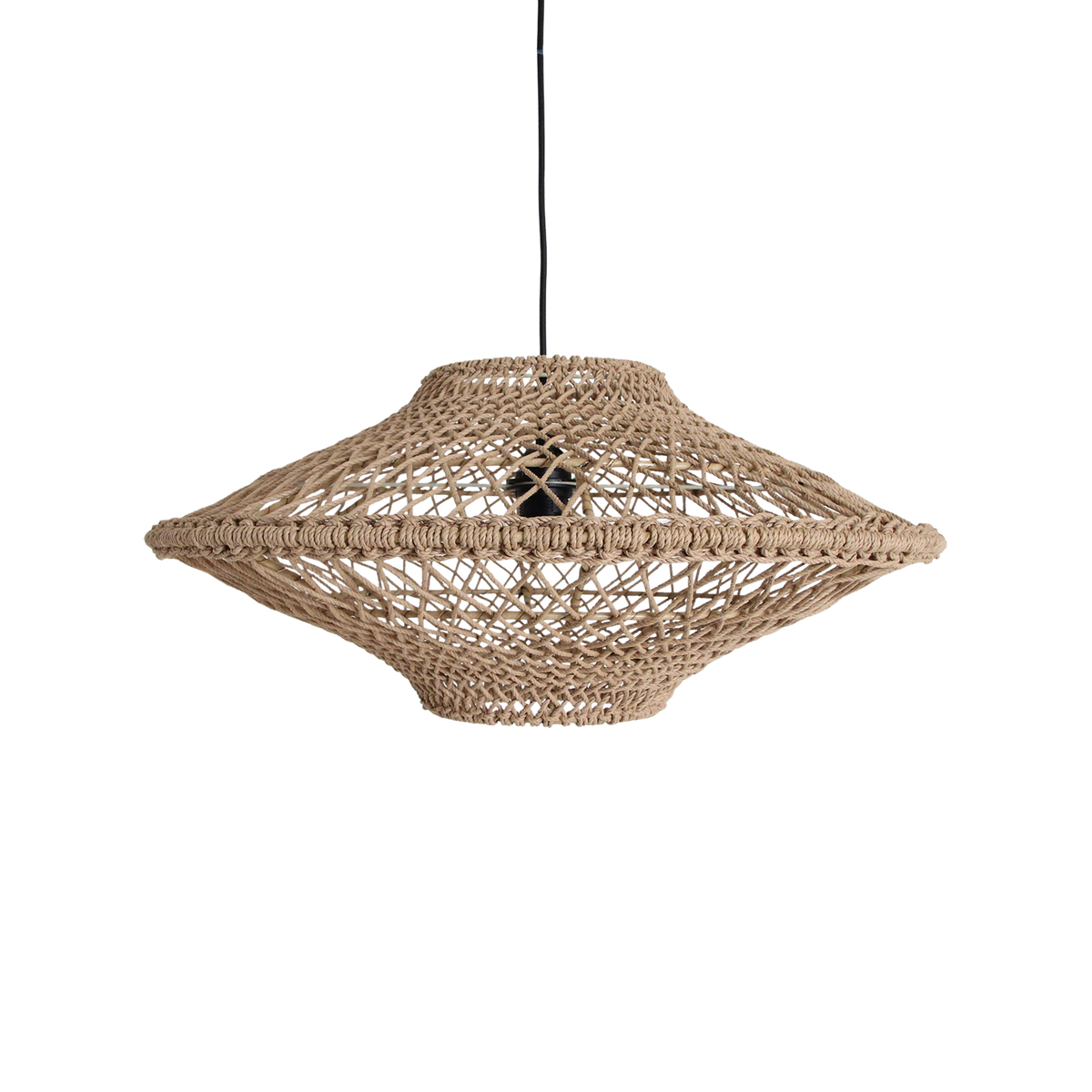 Lámpara colgante Corda Cuerda Natural Mediana Ø60cm Raw Materials