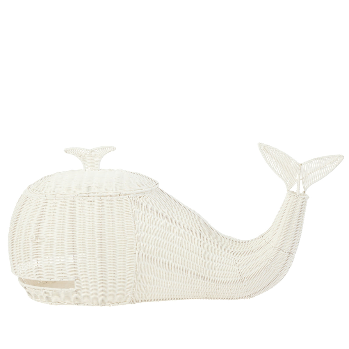 Cesta Ballena Plástico Blanco J-Line