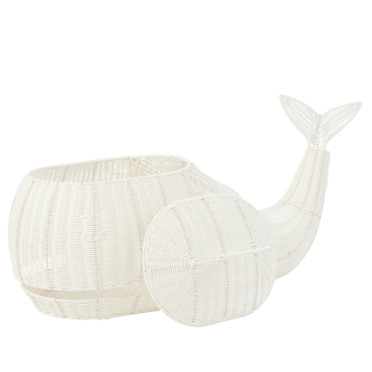 Cesta Ballena Plástico Blanco J-Line