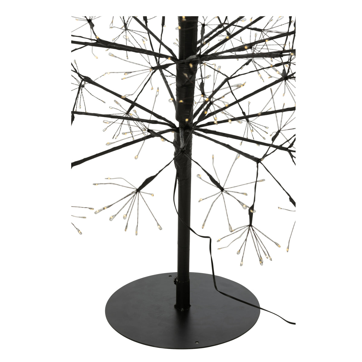 Árbol de Navidad Luces LED Multicolor Hierro Negro Extra Grande H240cm J-Line