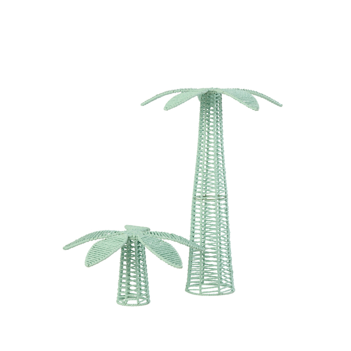 Palmera de papel azul azur grande J-Line