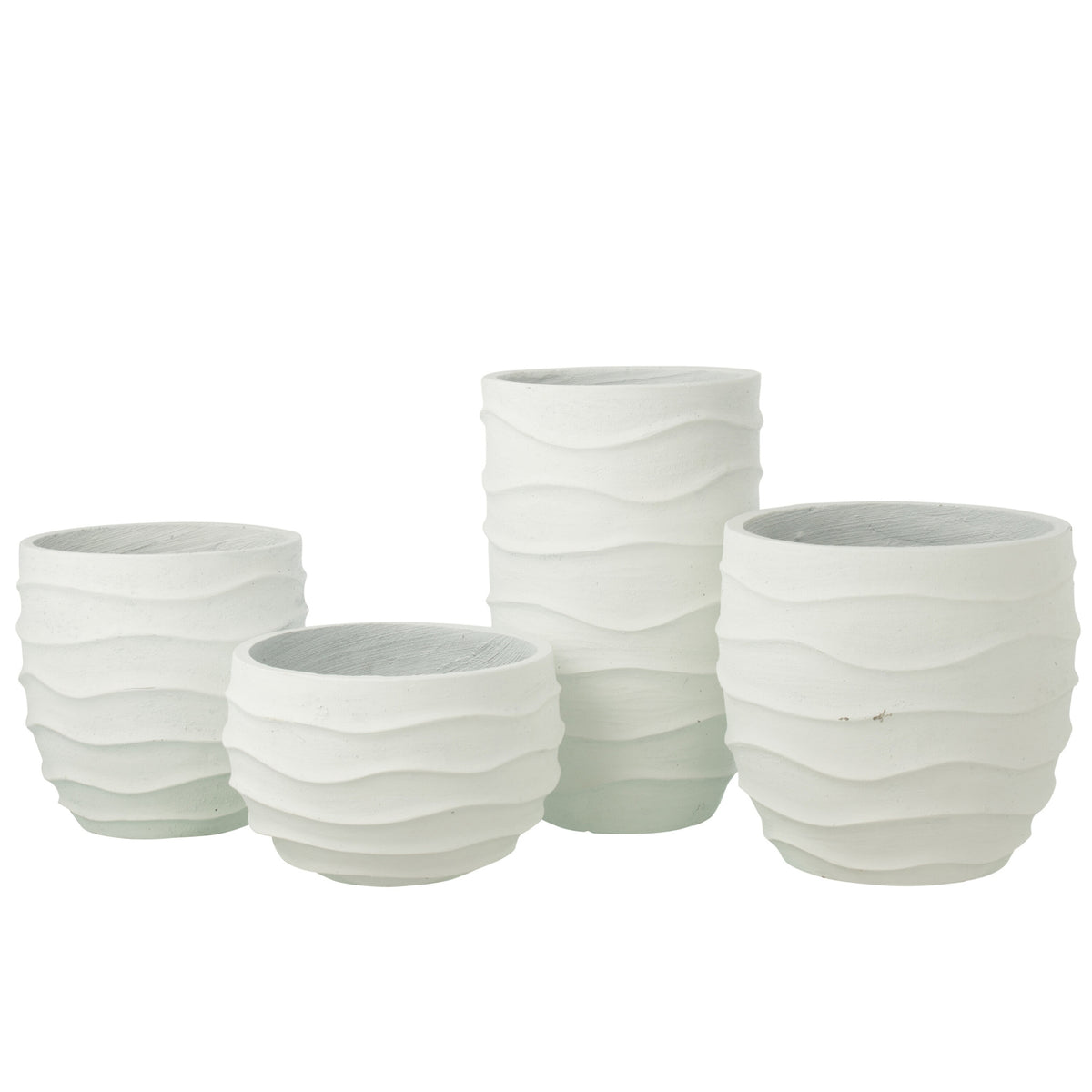 Maceta Golf + Exterior Arena Blanco Extra Grande J-Line