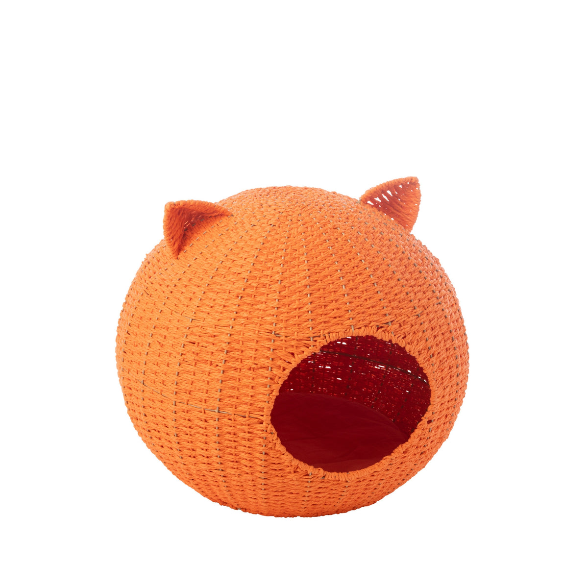 Cesta para gatos Orejas de gato Papel Naranja J-Line