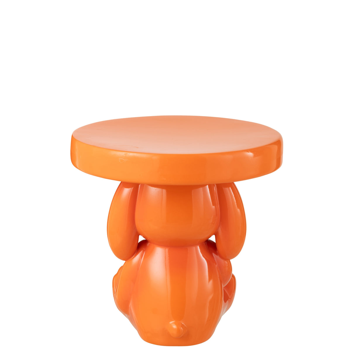 Mesa auxiliar Oso Polirresina Naranja J-Line