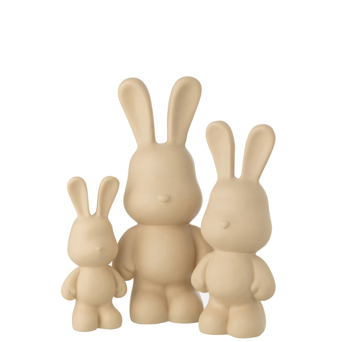 Conejo Fred Polirresina Beige Grande J-Line