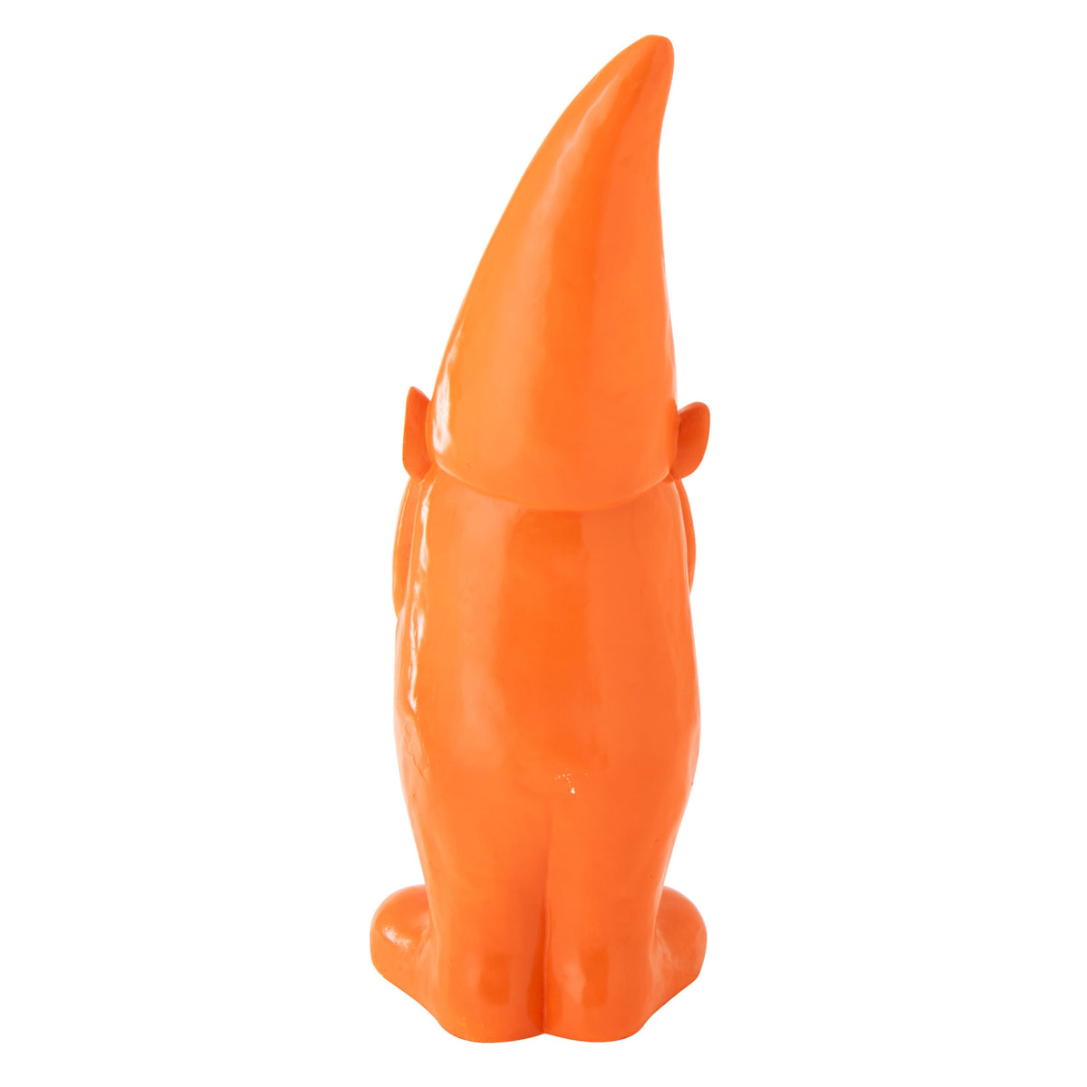 Gnomo de resina naranja grande J-Line